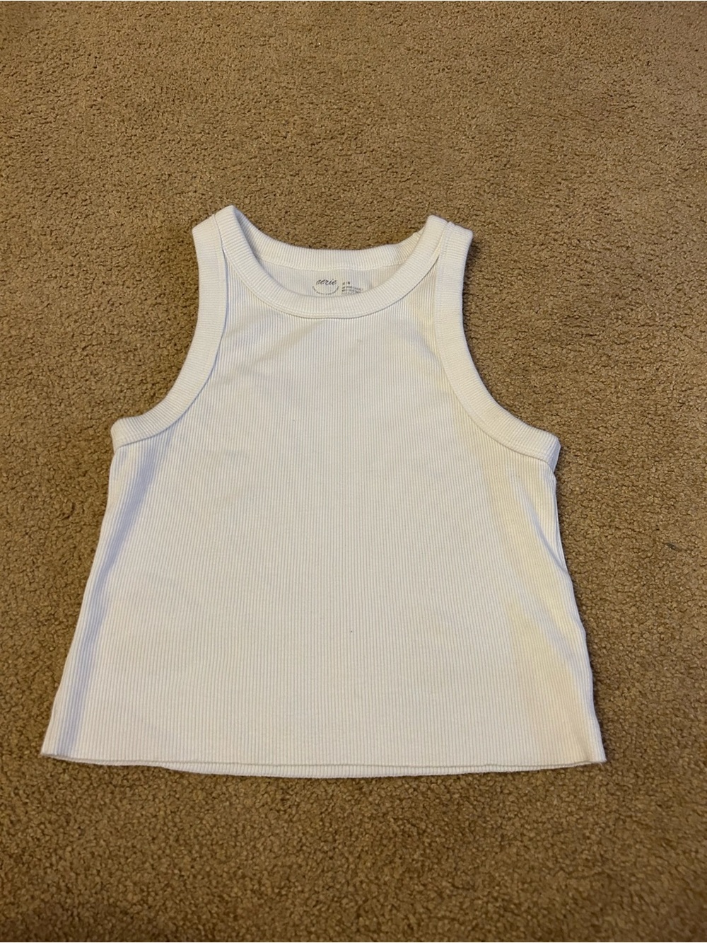 aerie cropped tank top